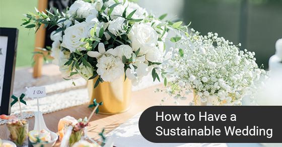 How to plan a sustainable wedding
