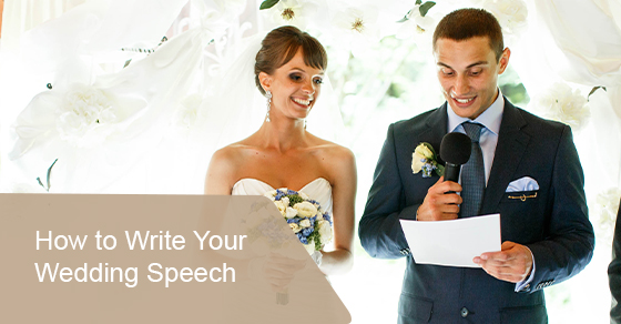 Bridal wedding speech